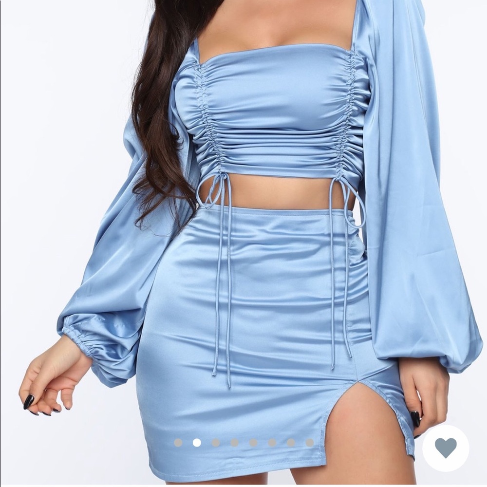 Fashion Nova Baby Doll Skirt Set